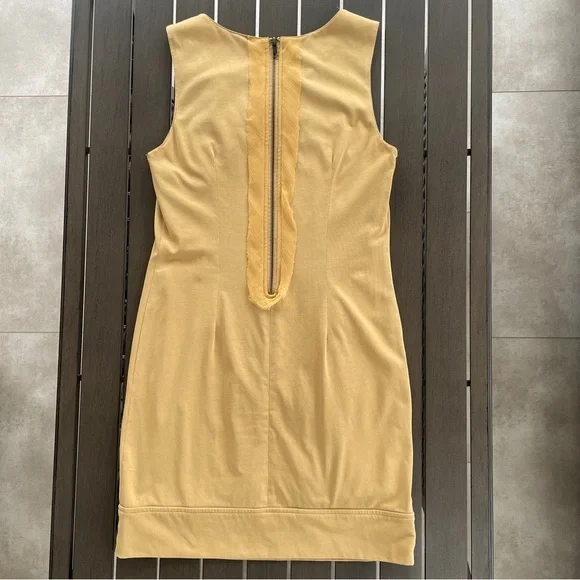 VINTAGE RETRO 70s ESLEY 3-D ROSE APPLIQUE SHEATH MINI DRESS!! - Picture 5 of 9